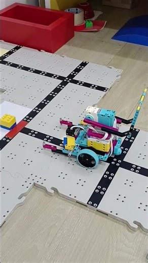 Color sensor 🤖 น้องไอดิน ClickRobot khonkaen ⚙️🎮🤖 #ครูเอ #clickrobot #robot #lego #ความสุข