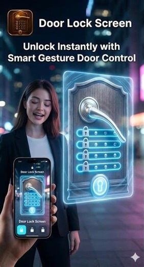 The future of lock screens is here! Futuristic doors,luxury themes & more Download on Google Play!