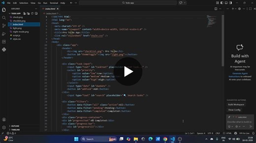#webdevelopment #javascript #frontendprojects #todoapp #github #skillcrafttechnology #learningbydoing | Pratik Vispute