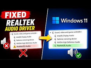 How to Fix Realtek Audio Driver Not Working in Windows 11 ( 2026 )
