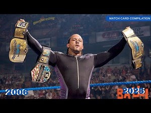 All Of MVP WWE PPV Match Card Compilation (2006-2025) With TNA & AEW