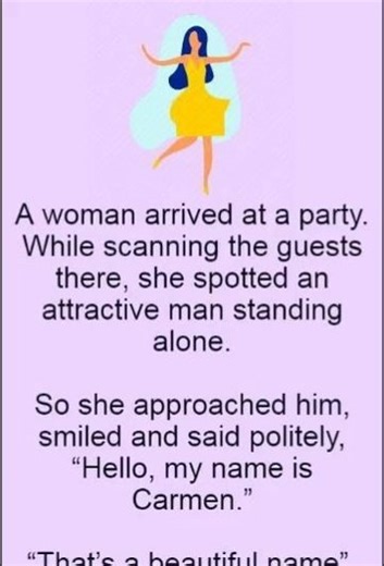 4.9K views | Funny - A woman arrived at a party.......See the continuation in the first comment I laugh  | Funny Stories & More | Facebook