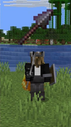 Start Using The Spear To Fly! The Ending 😭 #tutorial #minecraft #new #method