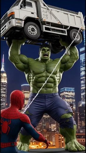 Hulk vs Spiderman! Part 02! Final clash 👊 #shorts #ytshorts