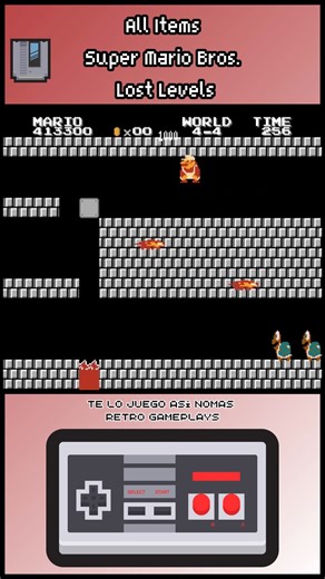 Super Mario Lost Levels All items #retrogamer #mariobros #supermario Part 4 | Te lo juego asi Nomas