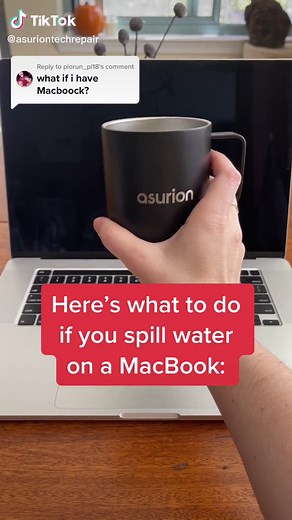 Spilled Water on MacBook: What to Do Next