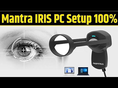 Mantra MIS100V2 Iris Device Installation 👁️ | Computer/Laptop Full Setup | AePS CSC eKYC Bank KIOS