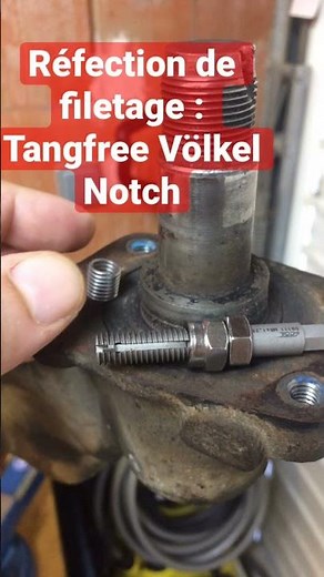 Repair a thread 👉 PRO solution: Völkel thread repair notch (thread insert without rod!)
