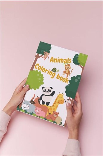 Printable Animal Coloring Book for Kids and Toddlers (15pages PDF) - Etsy