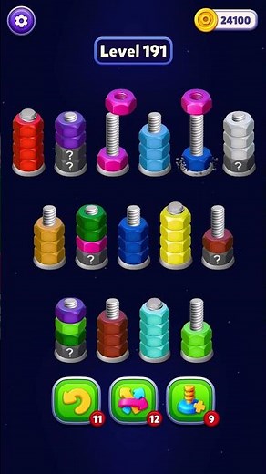 Nut Sort 3D | Level 191