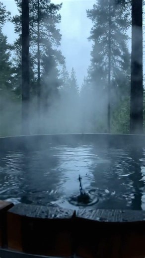 Nordic Rain at the Wilderness Hot Tub