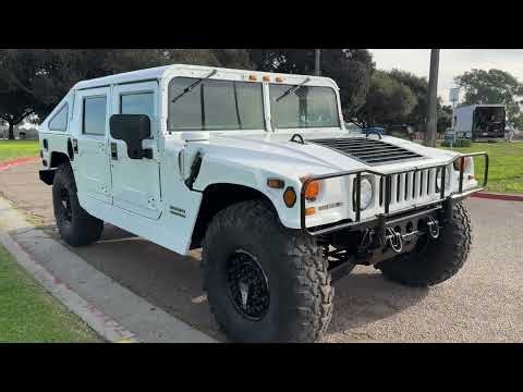 original 2000 hummer h1 slant back walk around.1 of 39 ever made