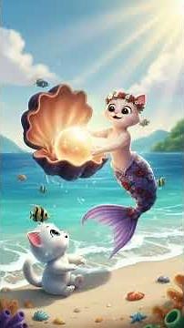 A Little Cat Fell in Love with a Mermaid Cat 💔