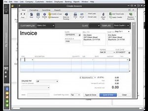 Create an Invoice