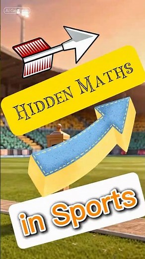 How Athletes Calculate the Perfect Shot! 🏏⚽ | The Hidden Math in Sports