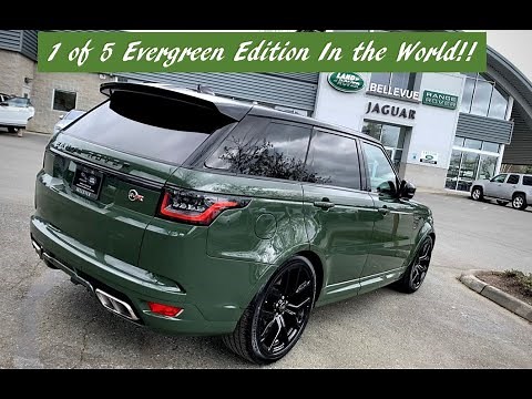1 of 5 Bespoke Color Evergreen Special Edition Range Rover Sport SVR Carbon