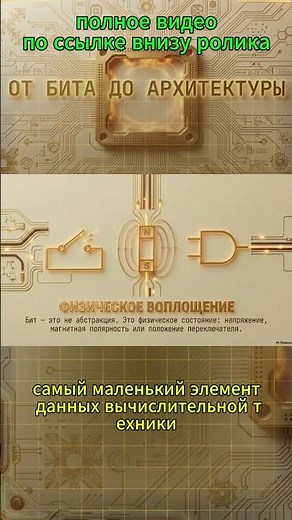 3 From Bit to Architecture #programming #computerscience #bit #byte #it #utf8