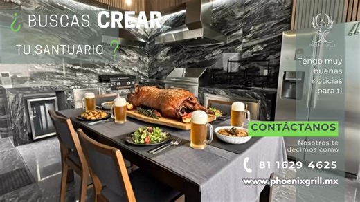 Diseñamos tu área social en acero inoxidable con un estilo elegante y funcional, pensado para destacar y perdurar. Un espacio donde las reuniones familiares y con amigos se convierten en momentos que llenan de vida tu hogar. Cada detalle suma valor, prestigio y plusvalía a tu patrimonio. 📲 Agenda tu cita con Phoenix Grill y haz realidad el espacio que tu familia merece. #PhoenixGrill #ÁreaSocial #ReintegrandoFamilias #DiseñoDeLujo #ConvivenciaFamiliar #AceroInoxidable #MásQueUnAsador | Phoenix 