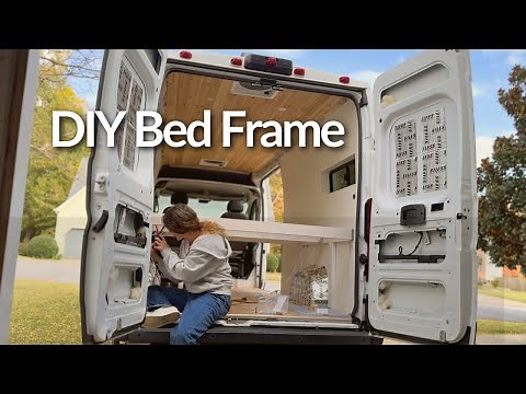 How to Build a Bed Frame in a Ram ProMaster | DIY Van Build Series