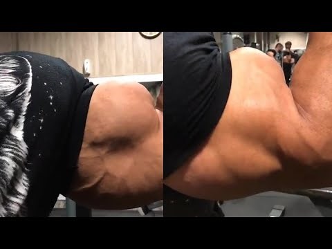 Iranian bodybuilder Hadi Choopan is proud of his big guns!