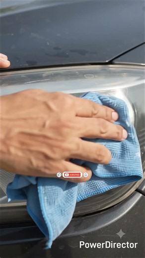 Clean Yellow Headlights with Toothpaste! 🚗✨ #Shorts | ​Remove Foggy Yellow Headlight Haze Fast! 🚘💡