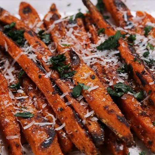 Baked Sweet Potato Fries FULL RECIPE: http://bzfd.it/1Lzxcto | Tasty