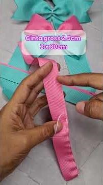 Lazo para niña con flor cala | Tutorial Parte 1 #hechoamano #shortvideo #manualidades #handmade