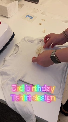 Sierra's 3rd Birthday T-Shirt Design Tutorial