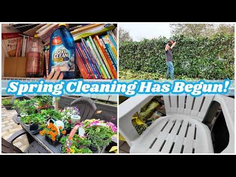 Spring Clean With Me: Spring Outdoor Refresh, Gardening, + Spring Cleaning Tips🌷