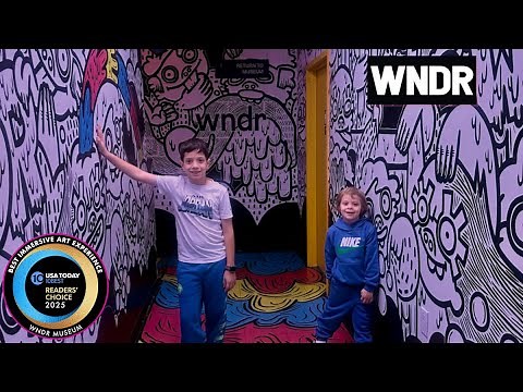Exploring WNDR Museum Chicago | USA Today's #1 Immersive Art Experience