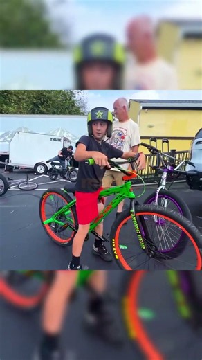 WE Gave HIM a BIKE... 😅😇 #shorts