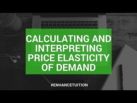Price Elasticity of Demand - Definition, formula and simple calculation