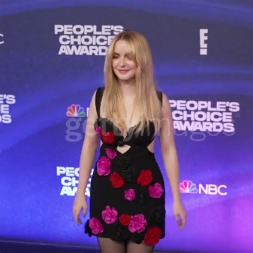 Mckenna Grace in pantyhose #2 (flower dress + black nylons and open-toe heels)