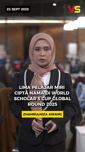 Lima pelajar Miri cipta nama di World Scholar’s Cup Global Round 2025 #TVS122 #TVSNews #TVSarawak #TVSUpdates | TVS