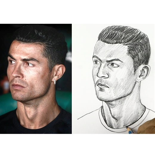 145K views · 7.3K reactions | Cristiano Ronaldo, How to Draw Ronaldo Step by Step | Ronaldo Drawing #drawing #tiktok #sayeddrawingacademy #Youtube #usa #art #sadiomane #artwork #realmadrid #pencilsketch #portrait #OusmaneDembele #ronaldo #drawingvideo #pencildrawing #artvideo #pencilart #lamineyamal #viralvideochallenge #SadioMane #reels #sports #mbappe #barcelona #football #cr7 #urcristiano #artist #marcelo #spain #brazil | Sayed Drawing Academy | Facebook