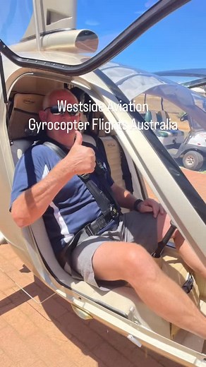 Awesome flight with Rodney. Thankyou to Rodney and his lovely wife Jennifer who came all the way from New Zealand to visit 😀🚁 | Gyrocopter Flights Australia