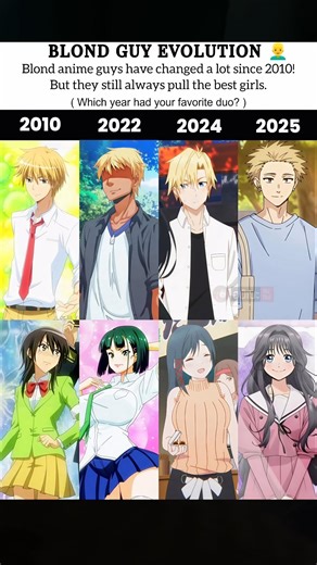 Blond Guy Evolution in Anime! 👱‍♂️