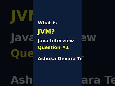 What is JVM? | Java Interview Question #1 #Shorts