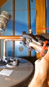 44K views · 479 reactions | Piping up a new water heater install  Hooking up the hot and cold water lines for the new water heater install in the attic. We replaced the shut off valve and installed a new thermal expansion tank as well. #plumbing #plumber #plumbingrepair #contractor #fyp #diy #homerepair #plumero #foryou #handyman #reelsvideo | The Plumberlorian | Facebook