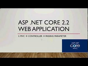 7. ASP .NET Core: Controller and HTTP request parameters