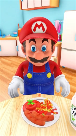 Mario taught the greedy Mario a lesson #funny #supermario