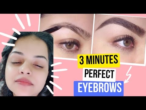 EASY BROWS | Beginners Eyebrow Tutorial | Perfect Eyebrows in 3 Minutes | How I Fill In My Eyebrows
