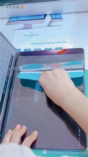 16 inch screen protector hydrogel cutter machine for laptop ! #tuoli