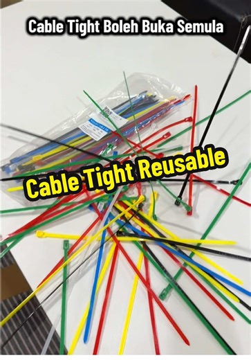 Cable Tight Zip Lock Tight Reusable 100pcs #ziplock #automotive