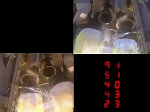 Space Shuttle Main Engine (SSME)点火程序（慢镜头）