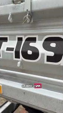 Dwuosiowa przyczepa wywrotka T-169/1