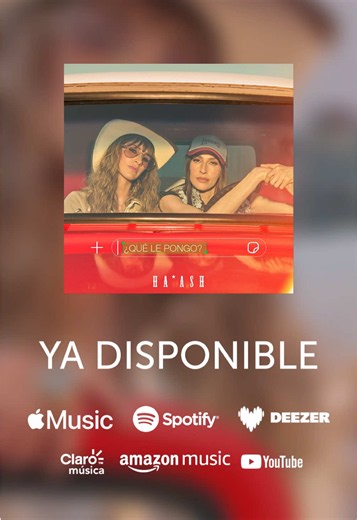 ¿Qué le Pongo? 📱💔 Ya está disponible en todas las plataformas!!! ¿Ya lo vieron? https://songwhip.com/haash/que-le-pongo