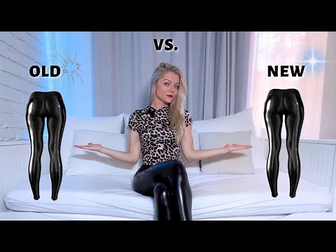 First Time Comparing OLD vs. NEW PAIRADIZE FAUX LEATHER PANTS // Special Try On + Review