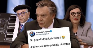 C'est en ligne! Le sketch complet de Marc Labrèche en François Legault - Petit Petit Gamin