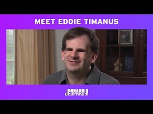 Jeopardy!'s First Blind Contestant: Eddie Timanus | JEOPARDY!